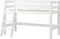 Hoppekids ECO Luxury halfhoogslaper 70x160 cm met schuine ladder, wit.