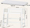 Hoppekids ECO Luxury halfhoogslaper 70x160 cm met schuine ladder, wit