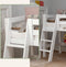 Hoppekids ECO Luxury halfhoogslaper 70x160 cm met schuine ladder, wit.