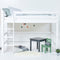Hoppekids ECO Luxury halfhoogslaper 90x200 cm, wit