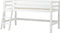 Hoppekids ECO Luxury halfhoogslaper 90x200cm met schuine ladder, wit