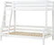 Hoppekids ECO Luxury Hoog Familie Stapelbed 90x200 / 120x200 cm, wit, Deelbaar tot 2 eenpersoonsbedden, ECO-gecertificeerd FSC-hout, Massief Grenenhout, Lak op Waterbasis, Gemaakt in de EU, Levenslange Fabrieksgarantie