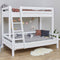 Hoppekids ECO Luxury Hoog Familie Stapelbed 90x200 / 120x200 cm, wit, Deelbaar tot 2 eenpersoonsbedden, ECO-gecertificeerd FSC-hout, Massief Grenenhout, Lak op Waterbasis, Gemaakt in de EU, Levenslange Fabrieksgarantie