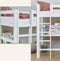 Hoppekids ECO Luxury Hoogslaper 90x200 cm met bureau, Wit