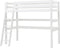 Hoppekids ECO Luxury Hoogslaper 90x200cm met bureau en schuine ladder, Wit