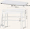 Hoppekids ECO Luxury hoogslaper 90x200cm met schuine ladder, wit