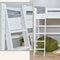 Hoppekids ECO Luxury hoogslaper 90x200cm met schuine ladder, wit