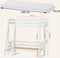 Hoppekids ECO Luxury Hoogslaper met schuine ladder 70x160 cm, Wit
