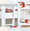 Hoppekids ECO Luxury stapelbed 70x160 cm, wit, Deelbaar tot 2 eenpersoonsbedden, ECO-gecertificeerd FSC-hout, Massief Grenenhout, Lak op Waterbasis, Gemaakt in de EU, Levenslange Fabrieksgarantie