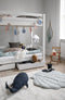 Hoppekids ECO Luxury stapelbed 70x160 cm, wit, Deelbaar tot 2 eenpersoonsbedden, ECO-gecertificeerd FSC-hout, Massief Grenenhout, Lak op Waterbasis, Gemaakt in de EU, Levenslange Fabrieksgarantie