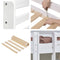 Hoppekids ECO Luxury Stapelbed 90x200 cm, wit, Deelbaar tot 2 eenpersoonsbedden, ECO-gecertificeerd FSC-hout, Massief Grenenhout, Lak op Waterbasis, Gemaakt in de EU, Levenslange Fabrieksgarantie