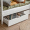 Hoppekids ladekast voor bedden van 70x160cm, wit.