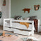 Hoppekids ladekast voor bedden van 70x160cm, wit.