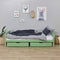 Hoppekids ladekast voor bedden van 70x190cm en 90x200cm, lichtgroen.