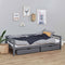 Hoppekids ladekast voor bedden van 70x190cm en 90x200cm, Smoked Pearl