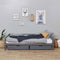 Hoppekids ladekast voor bedden van 70x190cm en 90x200cm, Smoked Pearl