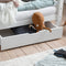 Hoppekids ladekast voor bedden van 70x190cm en 90x200cm, wit.