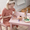 Hoppekids MADS kindertafel, bleekroze