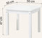 Hoppekids MADS kindertafel, wit