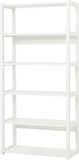 Hoppekids STOREY sectie met 6 planken van 80 cm, wit.