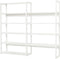 Hoppekids STOREY sectie met 8 planken, 100 cm, wit.
