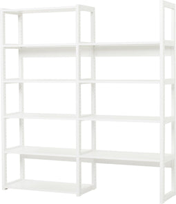 Hoppekids STOREY sectie met 8 planken, 80 cm, wit.