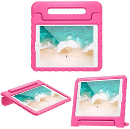 Accezz Kidsproof Backcover iPad 10.2 (2019/2020/2021) - Schokabsorberend - Handvat - Roze