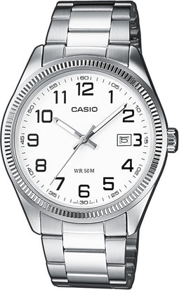 Horloge Heren Casio DATE - WHITE (Ø 38,5 mm)