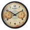 Horloge Hout MDF/Metaal (39 x 5,2 x 39 cm)