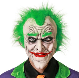 Horror clown masker - latex - volwassenen - The Joker - verkleed accessoires - Halloween