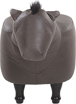 HORSE - Hocker - Donkerbruin - Kunstleer