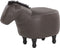 HORSE - Hocker - Donkerbruin - Kunstleer