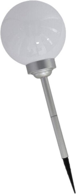 Hortensus prikspot voor tuinverlichting - Set van 2 zilverkleurig Bollen - 20x20x51CM