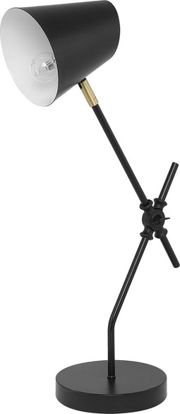 HORTON - Bureaulamp - Zwart - Metaal