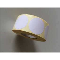 Klika - Etiket 35 mm rond wit 1000 rol - 30 stuks