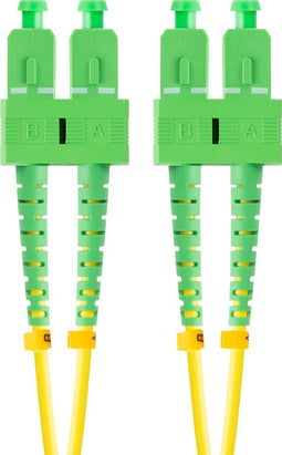 Hose Lanberg G657A1 (2 m) Yellow Duplex