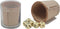 HOT Games Dobbelbeker-set mini 5 cm. naturel leder.