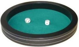 HOT Games Dobbelpiste 34 cm.zw.MDF/gr.velours.