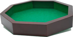 HOT Games Dobbelpiste 8-hoek. MDF gr.vilt 38cm.