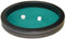 Hot games Dobbelpiste zwart 28cm met 5 dobbelstenen
