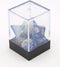 HOT Games Dobbelstenen Blauw/Wit 7 set Brick.
