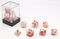 HOT Games Dobbelstenen Bloodspatter Wit 7 set Bric.
