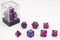 HOT Games Dobbelstenen Roze/Blauw7 set Brick.