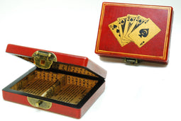 HOT Games Kist China met 2 decks pokerkaarten.