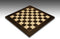 HOT Games Schaakbord Zwart/Ahorn Ingelakt 50 mm 50 cm..