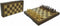 HOT Games Schaakcasset Magnet. Walnoot 23x23x2 cm.