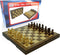 HOT Games Schaakcasset Magnet. Walnoot 23x23x2 cm.
