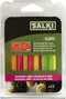 Hot melt glue sticks Salki 430106 Multicolour Decoratie Fluoride Ø 8 x 95 mm (22 Stuks)