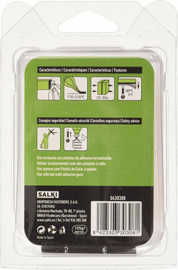 Hot melt glue sticks Salki 430308 Decoratie Ø 8 x 95 mm Doorschijnend (22 Stuks)