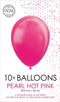 Hot pink ballonnen metallic | 10 stuks